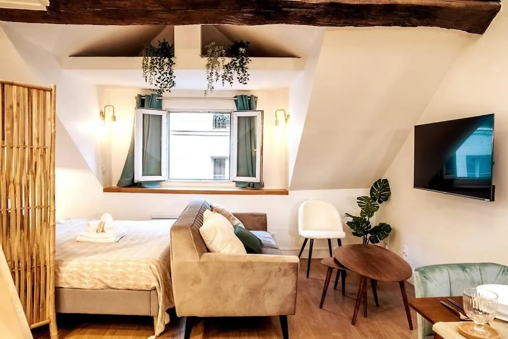 Spacious Studio In Paris Hyper Center - Smart Tv & Wifi - 4P-1